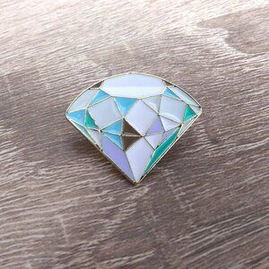Diamond Geometric Enamel Pin